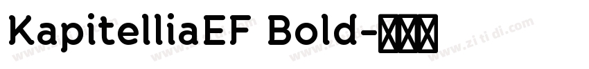 KapitelliaEF Bold字体转换